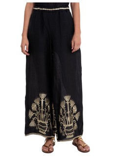 greek archaic kori pant  womanpants crete elastic waistband - s26k4151113 4201