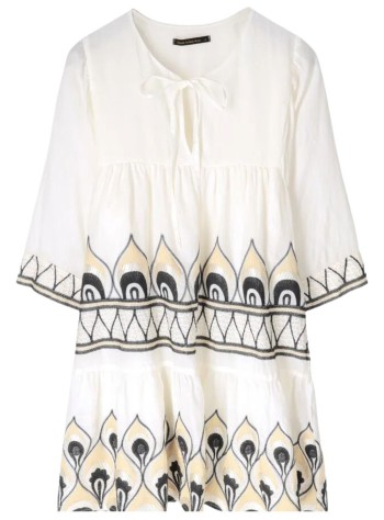 greek archaic kori dress womandress mini phoenix gatherings l/s - s26k4033165 4304