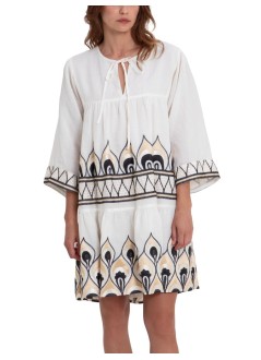 greek archaic kori dress womandress mini phoenix gatherings l/s - s26k4033165 4304
