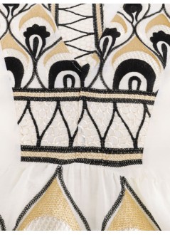 greek archaic kori vestido mujer dress maxi phoenix l/s gatherings - s26k4033201 4304