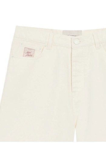 ami short pant manshorts with ami paris heritage label - hso836de0126 136 2