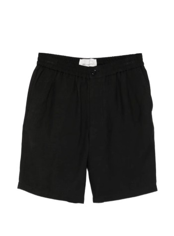 ami pantalon corto hombre elasticated waist shorts with embossed ami de coeur - hso835vi0052 001