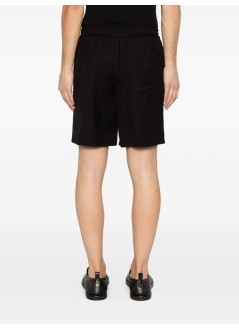 ami pantalon corto hombre elasticated waist shorts with embossed ami de coeur - hso835vi0052 001