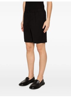 ami pantalon corto hombre elasticated waist shorts with embossed ami de coeur - hso835vi0052 001