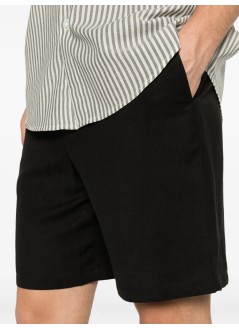 ami pantalon corto hombre elasticated waist shorts with embossed ami de coeur - hso835vi0052 001