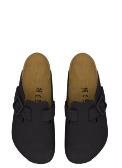 birkenstock zueco hombre boston wb lenb - 1031585 black