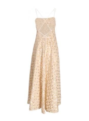 greek archaic kori vestido mujer dress maxi flakes double straps - s26k4063132 4306 2