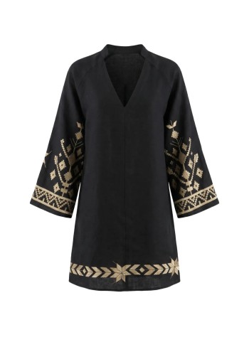greek archaic kori dress womandress mini ios bell sleeve - s26k2043204 1201
