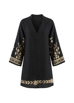 greek archaic kori dress womandress mini ios bell sleeve - s26k2043204 1201