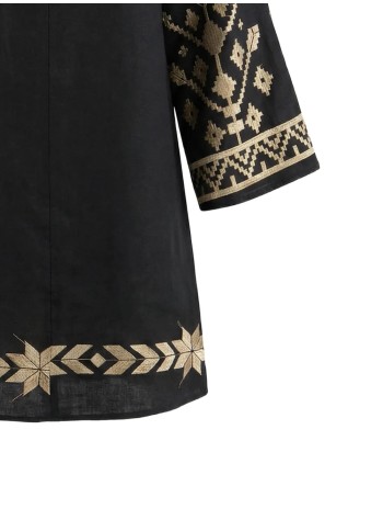 greek archaic kori dress womandress mini ios bell sleeve - s26k2043204 1201 2