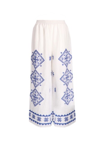 greek archaic kori pant  womanpants lefkada elastic waistband - s26k2141039 1108