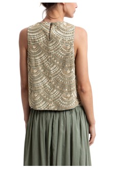 greek archaic kori top womantop new triangle sleeveless - s26k3114164 2701