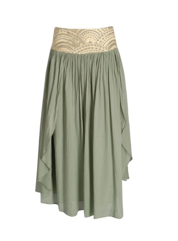 greek archaic kori falda mujer skirt long new triangle - s26k3112013 2701
