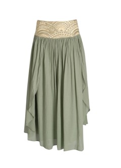 greek archaic kori falda mujer skirt long new triangle - s26k3112013 2701