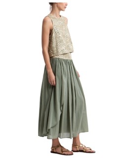 greek archaic kori falda mujer skirt long new triangle - s26k3112013 2701