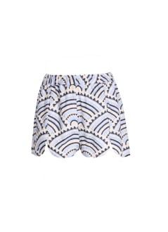 greek archaic kori pantalon corto mujer shorts new triangle elastic waist - s26k3111063 2119
