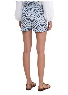 greek archaic kori pantalon corto mujer shorts new triangle elastic waist - s26k3111063 2119