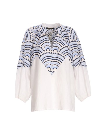 greek archaic kori t-shirt womanblouse new triangle puffy l/s - s26k3114150 2119