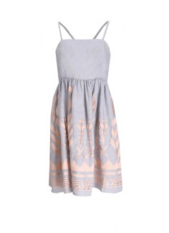 greek archaic kori dress womandress mini feather cross - s26k2133217 1417