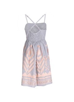 greek archaic kori dress womandress mini feather cross - s26k2133217 1417