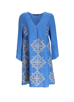 greek archaic kori dress womandress mini lefkada bell sleeve - s26k2143185 11301