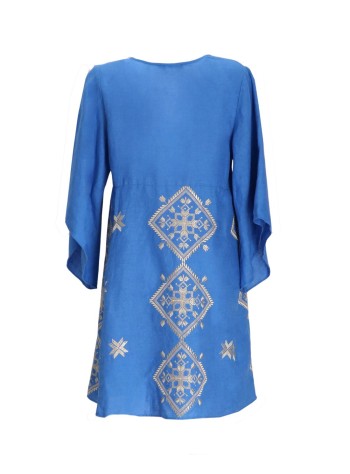greek archaic kori dress womandress mini lefkada bell sleeve - s26k2143185 11301 2