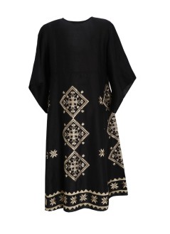 greek archaic kori vestido mujer dress midi lefkada bell sleeve - s26k2143238 1201