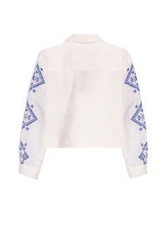 greek archaic kori camiseria mujer shirt lefkada l/s drawstring - s26k2145044 1108