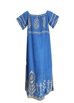 greek archaic kori dress womandress long feather strapless - s26k2123035 11301