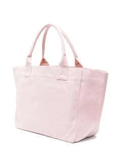 ganni handbag mujer medium trapeze shopper raspberry print - b2110087 135