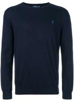 polo ralph lauren punto hombre ls sf cn pp-long sleeve-sweater - 710684957001 hunter navy