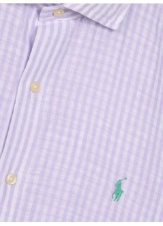polo ralph lauren shirt manwoven-sport shirt-shirt - 710b16700003 7232c lavender white