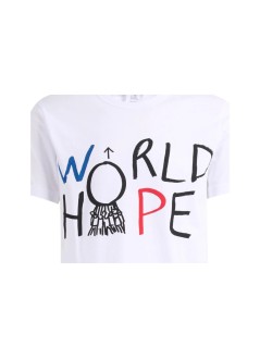 comme des garçons shirt t-shirt manmens t-shirt knit - fqt029s26 white
