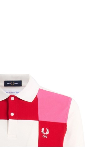 comme des garçons shirt t-shirt manmens t-shirt knit - fqt501s26 white mix 2