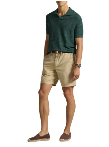 polo ralph lauren short pant man8.5-inch classic fit linen-cotton short - 710741375024 coastal beige 2
