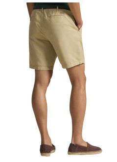 polo ralph lauren short pant man8.5-inch classic fit linen-cotton short - 710741375024 coastal beige