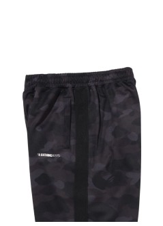 bape pant  mancolor camo metal logo relaxed fit track sweat pants m - 1l80152315 black
