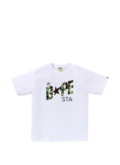 bape t-shirt manabc camo bape sta logo tee m - 1l80110008 whxgr