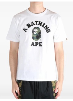 bape camiseta hombre 1st camo college tee m - 1l80110011 whxye