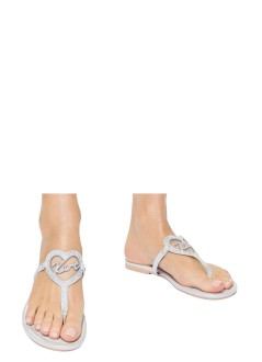 kurt geiger sandalia mujer kurt heart t bar flat - 5611763109 63