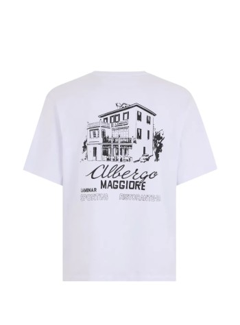 laminar t-shirt mant-shirt stampa albergo maggiore - jg00080ul52000 1000 2