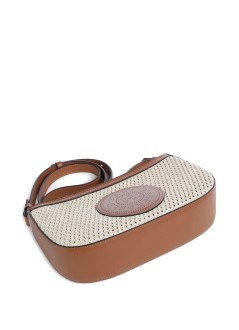 karl lagerfeld crossbody womank/circle saddle cb raffia mesh - b2w30020 1an
