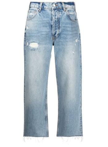 anine bing pantalon jeans mujer gavin jean - a061113440 washed blue