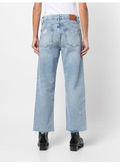 anine bing pantalon jeans mujer gavin jean - a061113440 washed blue