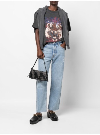 anine bing denim womangavin jean - a061113440 washed blue 2