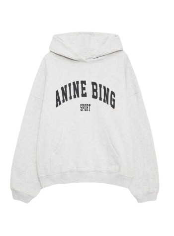 anine bing sweater womanharvey sweatshirt - s085185002 washed black
