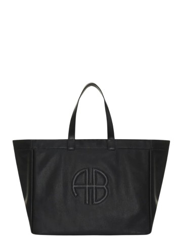 anine bing handbag mujer large rio tote - a132148005 black