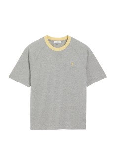ami camiseta hombre teeshirt with ami de coeur embroidery - hts390je0211 a157
