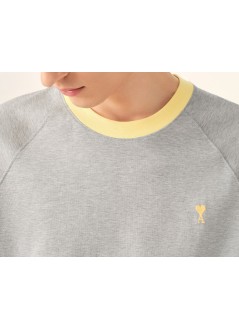 ami camiseta hombre teeshirt with ami de coeur embroidery - hts390je0211 a157
