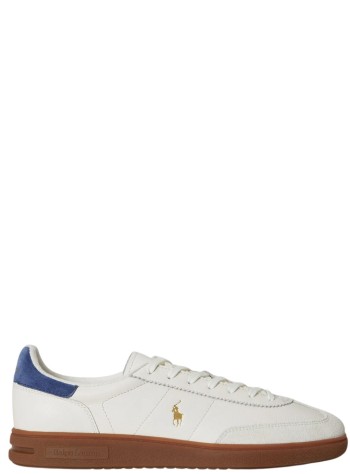 polo ralph lauren sneaker manbedford pp-sneakers-low top lace - 809p13078004 deckwash white light navy